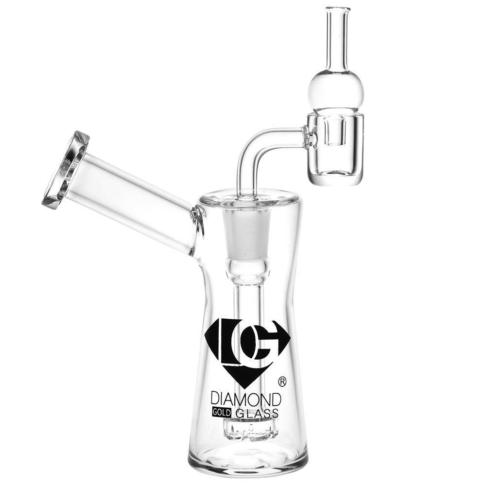 Diamond Glass Rong Mini Dab Rig - 5.25