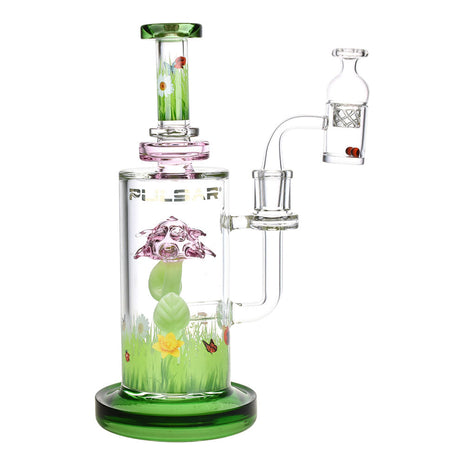 Pulsar The Power Of Flower Dab Rig Set w/ Carb Cap | 9" | 14mm F