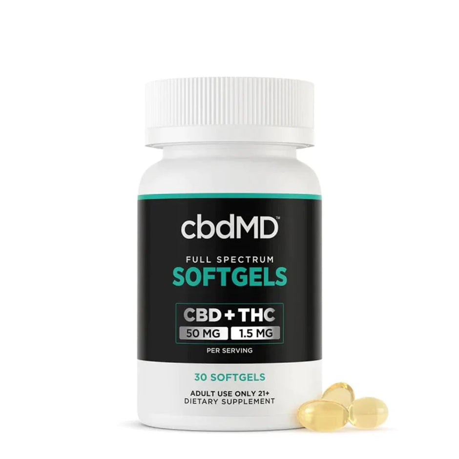 cbdMD Full Spectrum CBD Softgels - (1500MG - 6000MG)