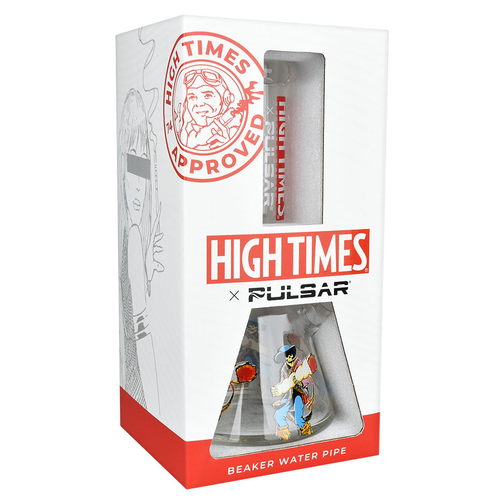 High Times x Pulsar Beaker Water Pipe - Cowboys / 10.5