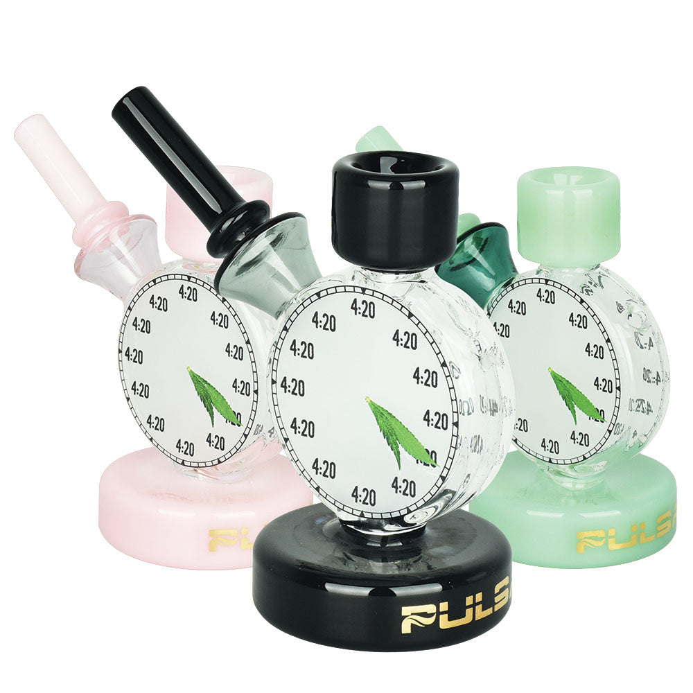 Pulsar 4:20 Time Piece Bubbler Pipe - 4.5