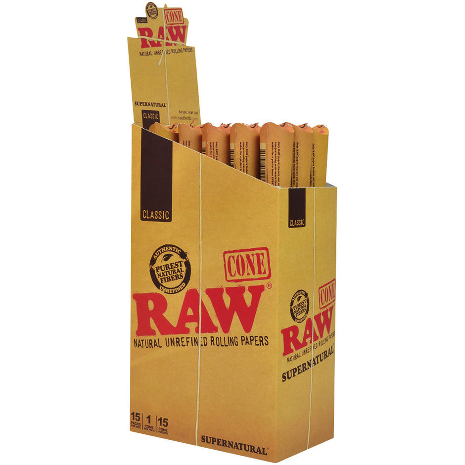 Raw Classic 12" Supernatural Cones - 15pk Display