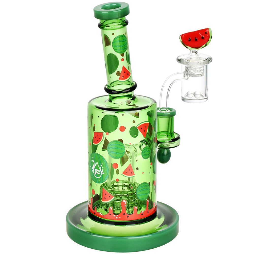 Pulsar Watermelon Zkittles Glow In The Dark Dab Rig Kit - 8