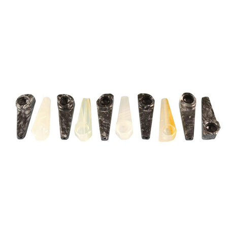 Onyx Tobacco Pipe - 2.5" / Colors Vary