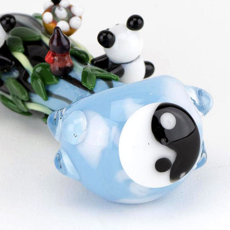 Empire Glassworks Spoon Pipe - 4.75" / Climbing Pandas