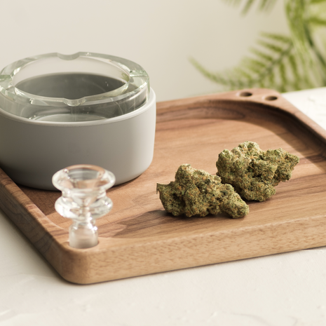 Rolling Tray & Storage Station