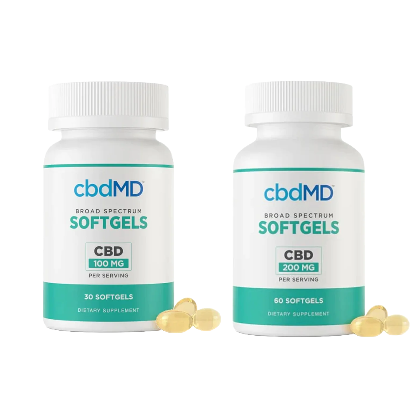 cbdMD CBD Softgel Capsules (3000MG - 6000MG)