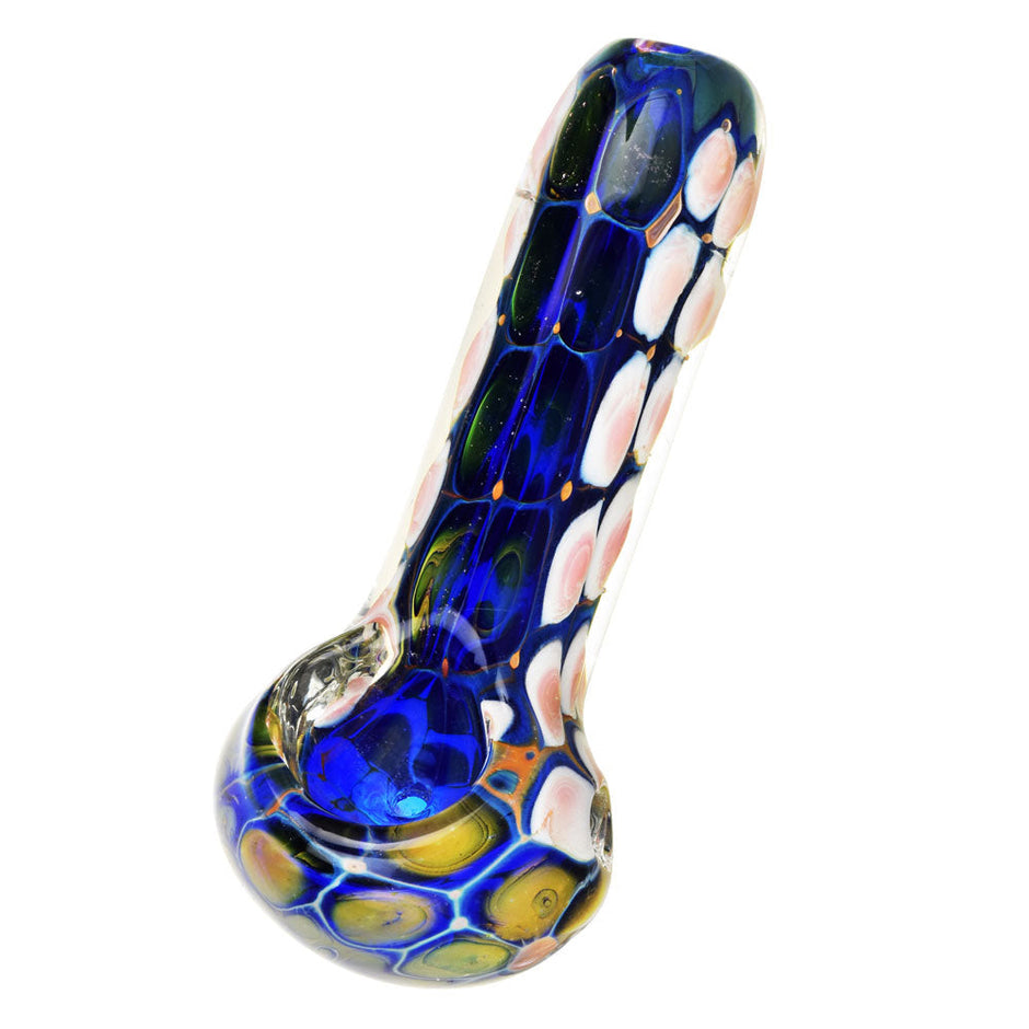 Desert At Night Glass Spoon Pipe - 3.75"