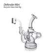 Waxmaid 6.14 Inch Defender Mini Recycler Glass Dab Rig